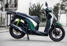 Honda SH phối màu độc cho dàn vỏ ở Sài Gòn