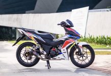 Honda Winner 150 dán tem phong cách môtô phân khối lớn ở Đà Nẵng