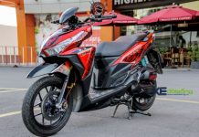 Honda Click 125i độ phanh đĩa carbon độc nhất làng xe nhỏ